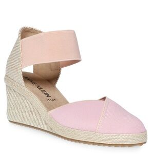 Anne Klein Zoey Round Toe Espadrille Wedges size 9